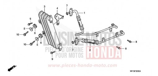 OIL COOLER XRV750R de 1994